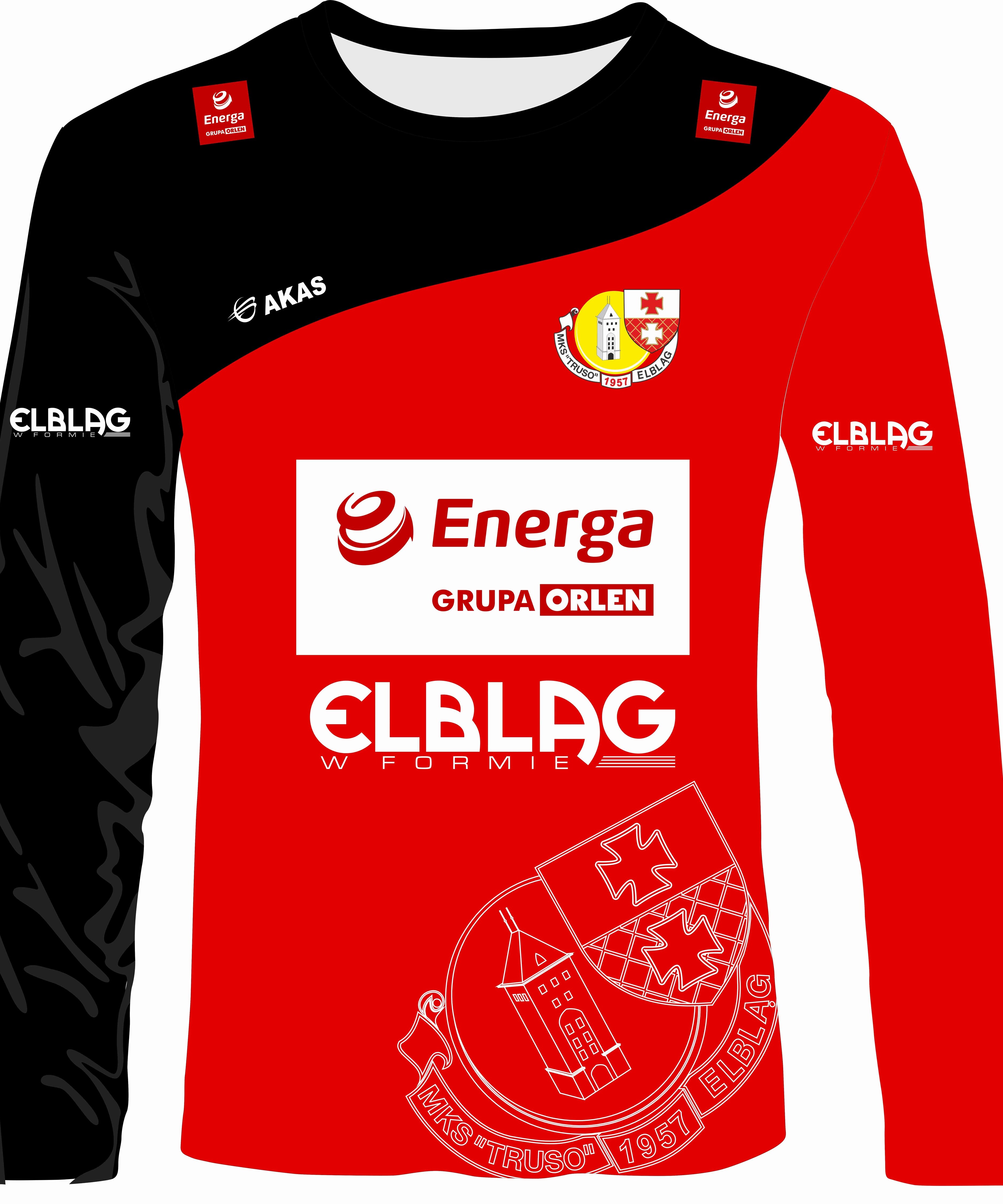 Bluza rozgrzewkowa czerwona - czerwona